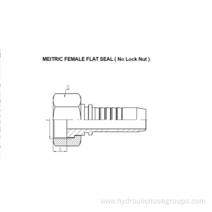 Metric Female Flat Seal 20211-T